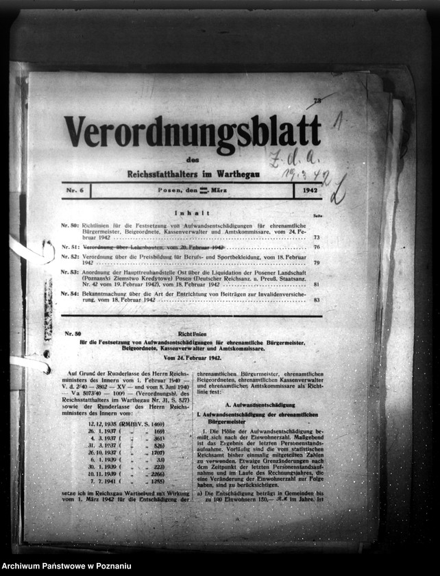 Obraz 5 z jednostki "Verordnungsblatt Nr. 6"