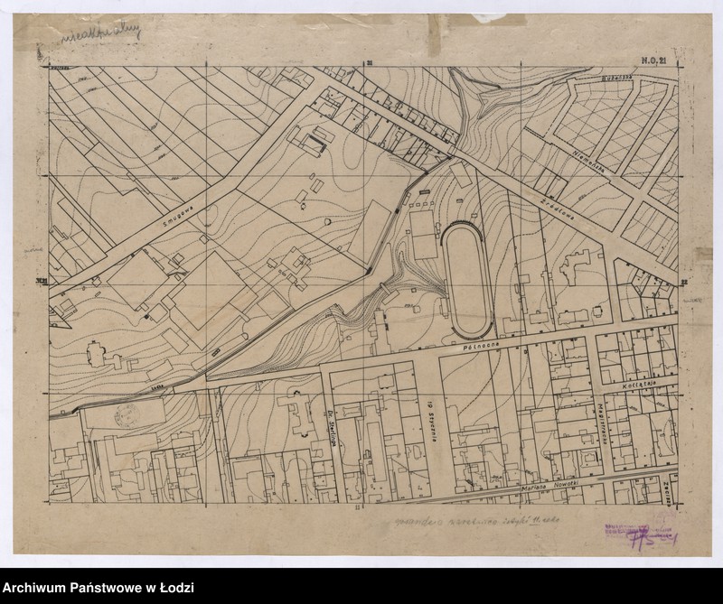 Obraz 4 z jednostki "Plan m. Łodzi 1:2000. Sekcja NO21"