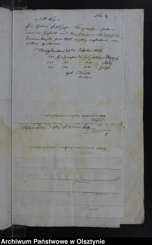 image.from.unit.number "Armen-Cassen Rechnung des Kirchspiels Kruklanken"