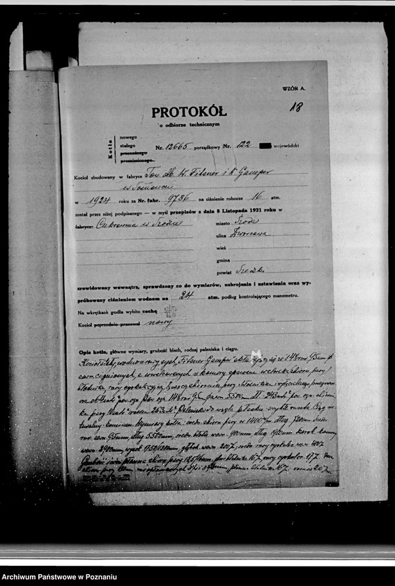 Obraz 19 z jednostki "Cukrownia w Śodzie Towarzystwo Akcyjne Nr woj. kotła 122"