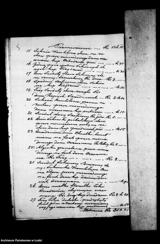 Obraz 9 z jednostki "Akta tyczące się spisu inwentarza pozostałości po zmarłym Gotfrydzie Katałowskim"