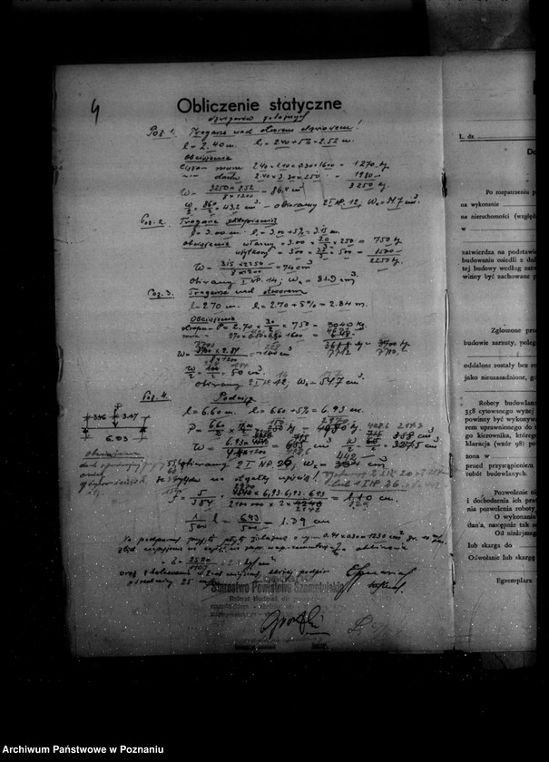 Obraz 8 z jednostki "/Zatwierdzenie zakładu przemysłowego/ odlewni żelaza/ Braci Gielniak w Szamotułach/"