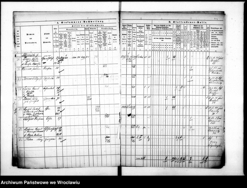 image.from.unit.number "Klassensteuerrolle nebst Eikommens - Nachweisung"