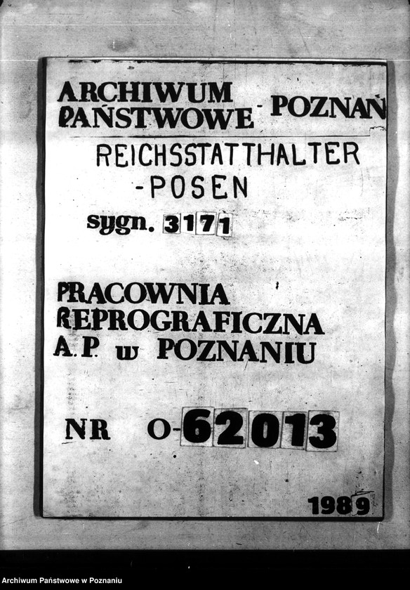 Obraz 1 z jednostki "Nationalpolitische Erziehunsanstalt in Wollstein und Reisen"