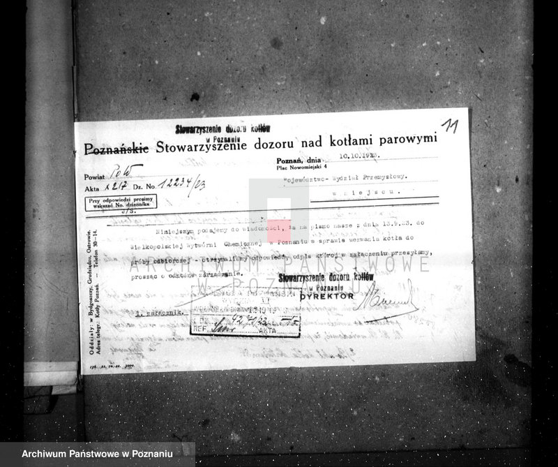 Obraz 13 z jednostki "Wielkopolska wytwórnia chemiczna ul. Starołęka nr woj. 84"