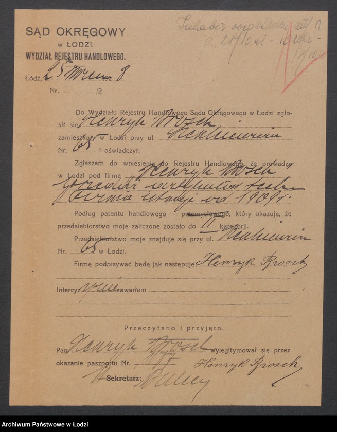 Obraz 3 z jednostki "Henryk Brosch- sprzedaż artykułów technicznych"