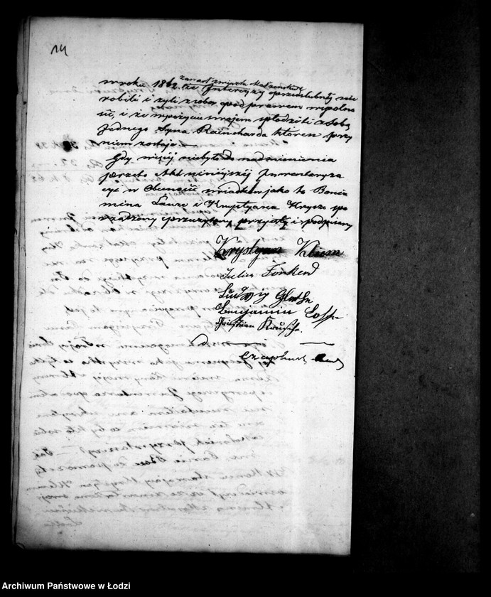 Obraz 18 z jednostki "Akta tyczące się ustanowienia opieki nad nieletnim Reinholdem Klemm po zmarłej Alwinie z Kurtzów Klemm pozostałym synem"