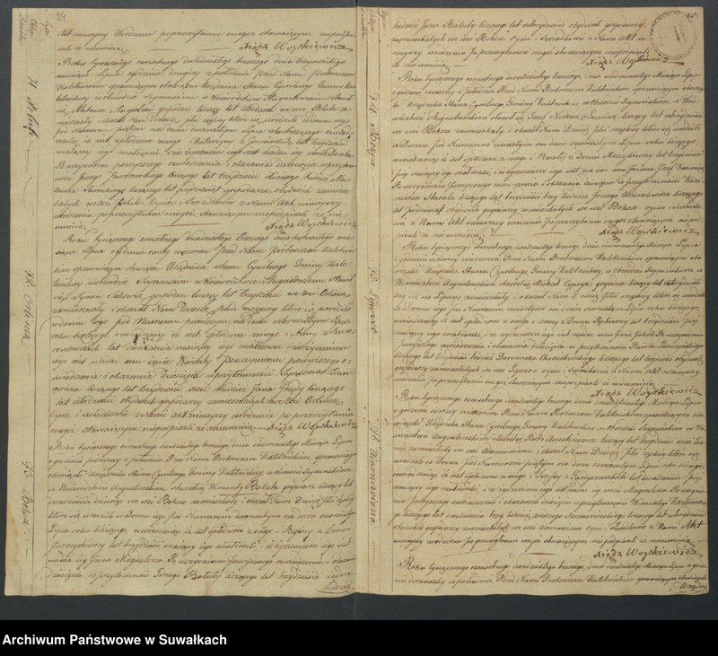 Obraz 15 z jednostki "Akta Urodzenia Stanu Cywilnego Gminy Kaletnickiey, od 1-go dnia Stycznia do ostatniego dnia Grudnia Roku 1823"