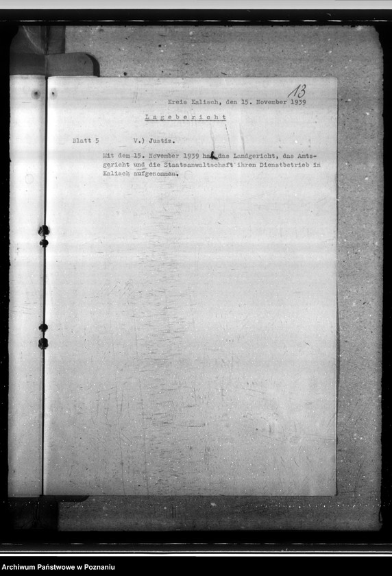 Obraz 17 z jednostki "Lageberichte aus dem Kreise Kalisch"