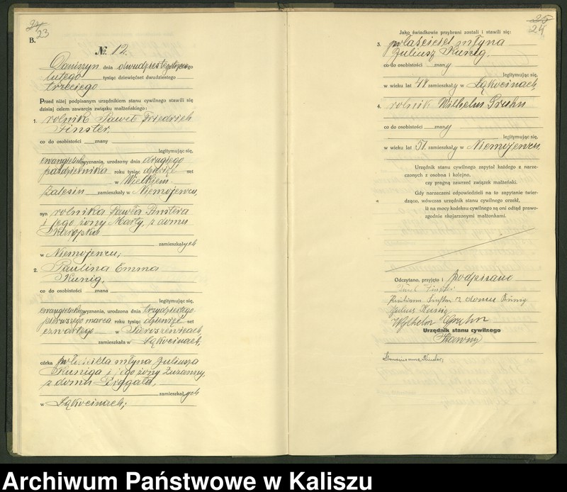 Obraz 15 z jednostki "[Księga małżeństw]"