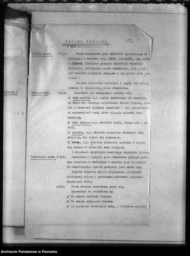 Obraz 19 z jednostki "Deleg. Departamentu Rolnictwa i D. Państw. Rybołówstwo"