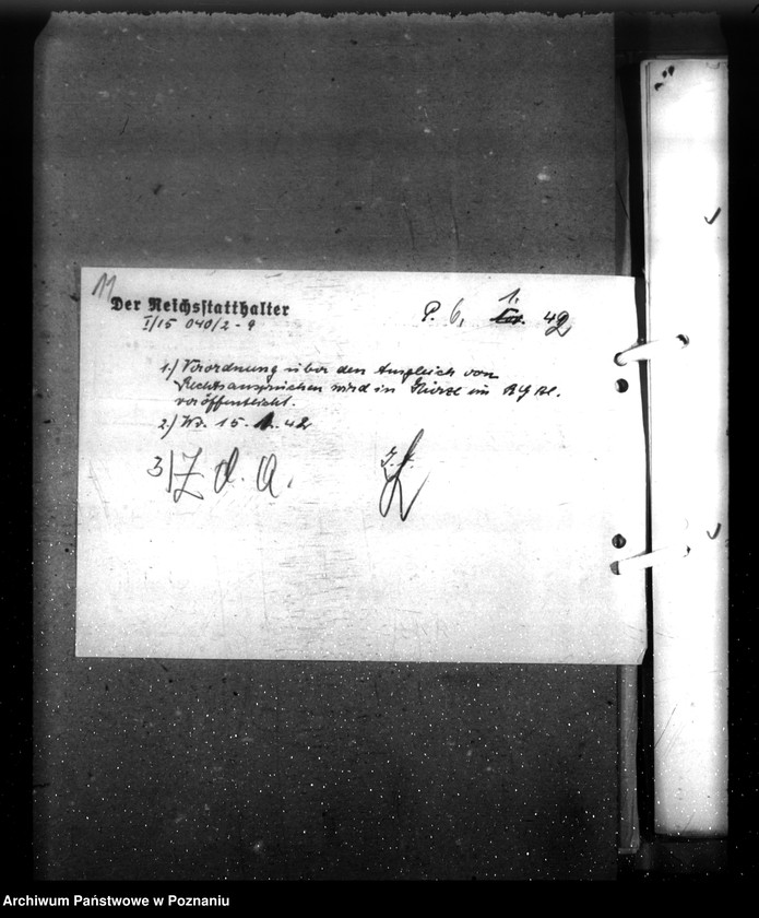 Obraz 16 z jednostki "Verordnung über den Ausgleich von Rechtsansprüchen"