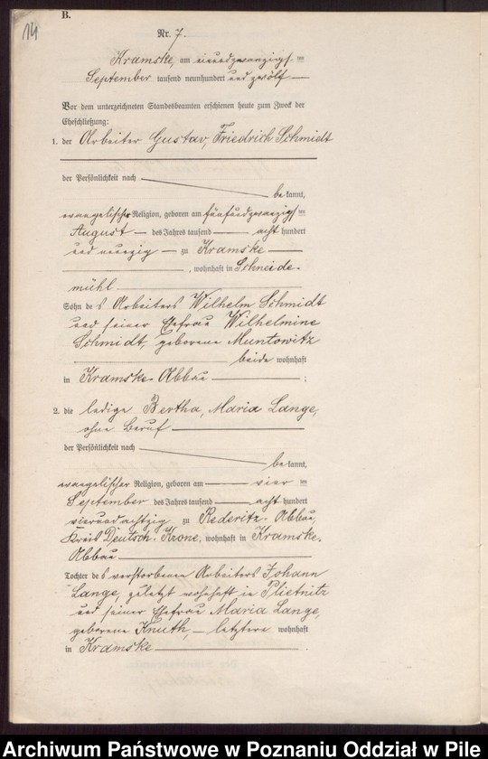 image.from.unit.number "Księga małżeństw"