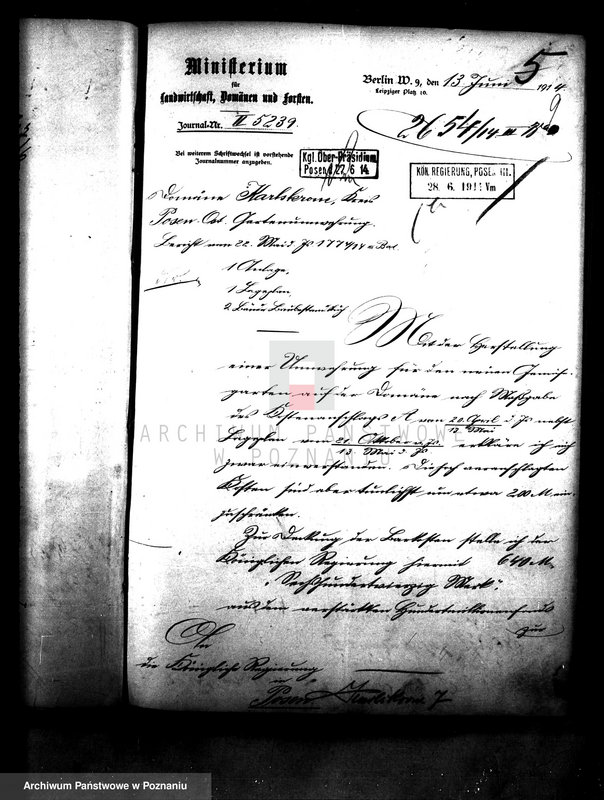 Obraz 13 z jednostki "Sprawy budowlane domeny Puszczykowo-Zaborze w powiecie poznańskim"