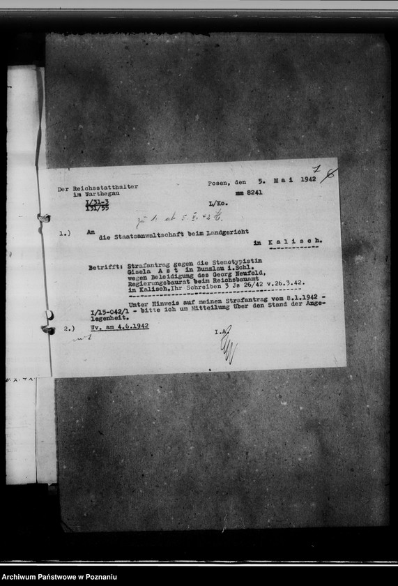 Obraz 11 z jednostki "Dienststrafgericht und Strafanträge gegen Angestellte"