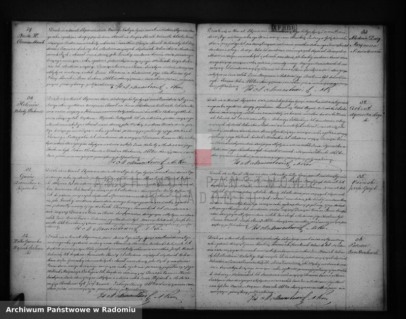 Obraz 7 z jednostki "[Akta Stanu Cywilnego wyznania rzymsko - katolickiego parafii] Kowala 1867 rok"