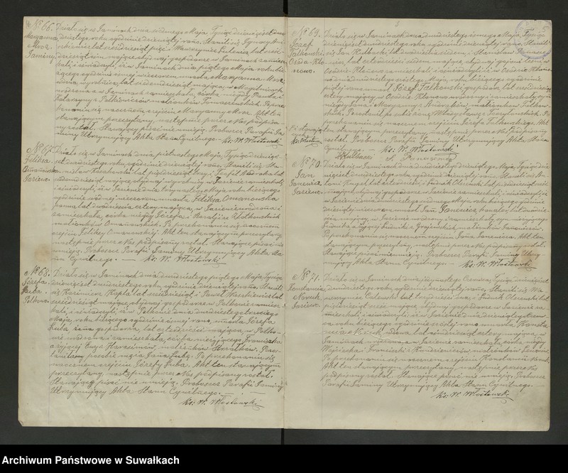 image.from.unit.number "Akta Zmarłych Parafii Jami[ny] od dnia 24go Kwietnia 1920 roku do dnia 4go Listopada 1925 roku"