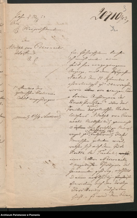 Obraz 6 z jednostki "A. betr. den polnischen Flüchtling Adolf von Biernacki"