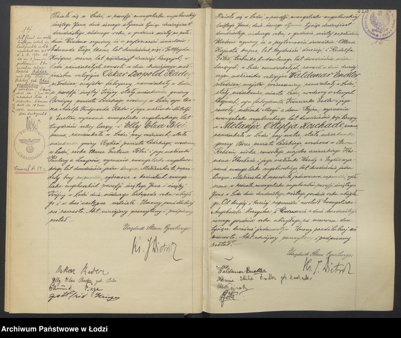 Obraz 10 z jednostki "Akta małżeństw"