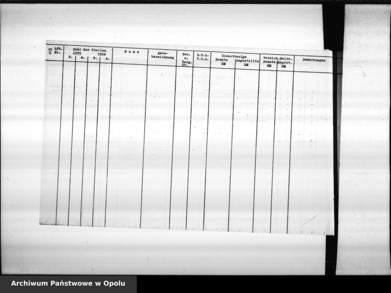 Obraz 11 z jednostki "Besoldung Lt. [Laut] Etat 1936"
