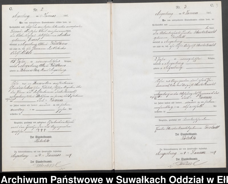 image.from.unit.number "Sterbe-Neben-Register des Preussischen Standes-Amtes [Angerburg] Kreis [Angerburg]"