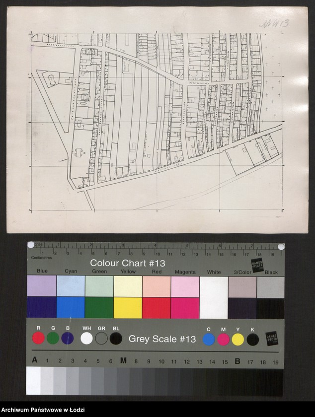 Obraz 1 z jednostki "Plan miasta Łodzi Sekcja NW 13"