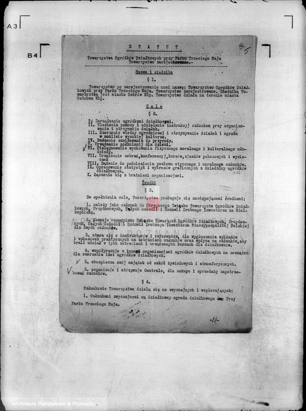 Obraz 10 z jednostki "Towarzystwo Ogródków Działkowych przy Parku 3 Maja w Ostrowie Wielkopolskim"