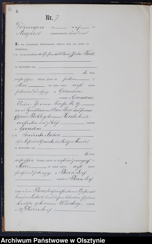 image.from.unit.number "Heiraths-Neben-Register Nr 1 - 22"