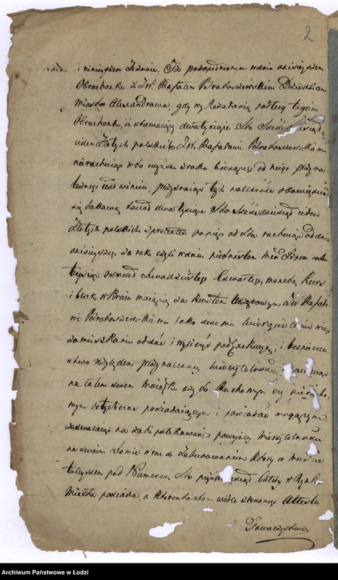 Obraz z jednostki "Akta notariusza Stokowskiego w Zgierzu nr rep. 1-33"