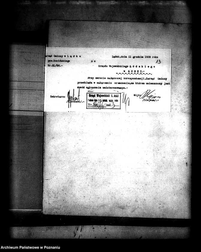 Obraz 17 z jednostki "/Scalenie gruntów wsi Policko powiatu konińskiego/"