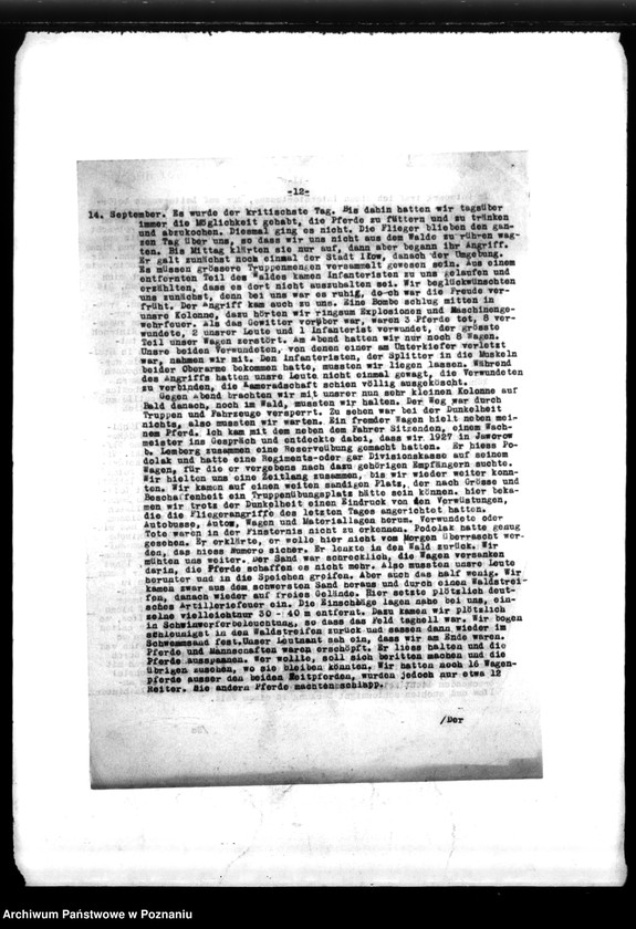 Obraz 16 z jednostki "Korespondencja prywatna dra A. Schmidta oraz wspomnienia miejscowych Niemców o wypadkach z Września 1939 roku - Herrn Dr. Schmidt"