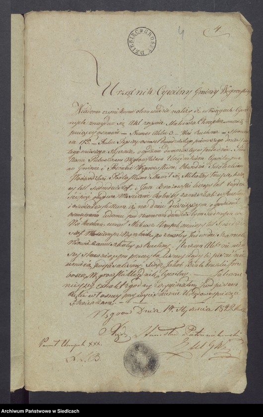 Obraz 6 z jednostki "Dowody do akt małżeństw"