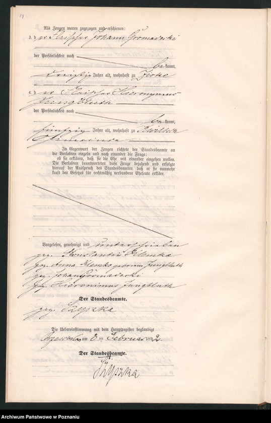 Obraz 17 z jednostki "Księga małżeństw"