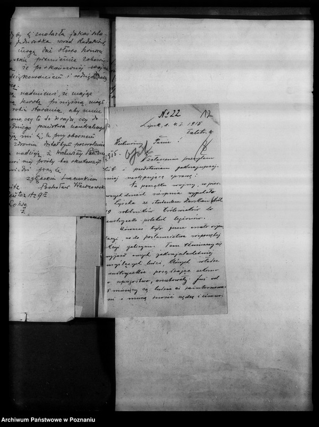 Obraz 16 z jednostki "Korespondencja Polaków przebywających w Lipsku i Saksonii w sprawie pomocy materialnej."