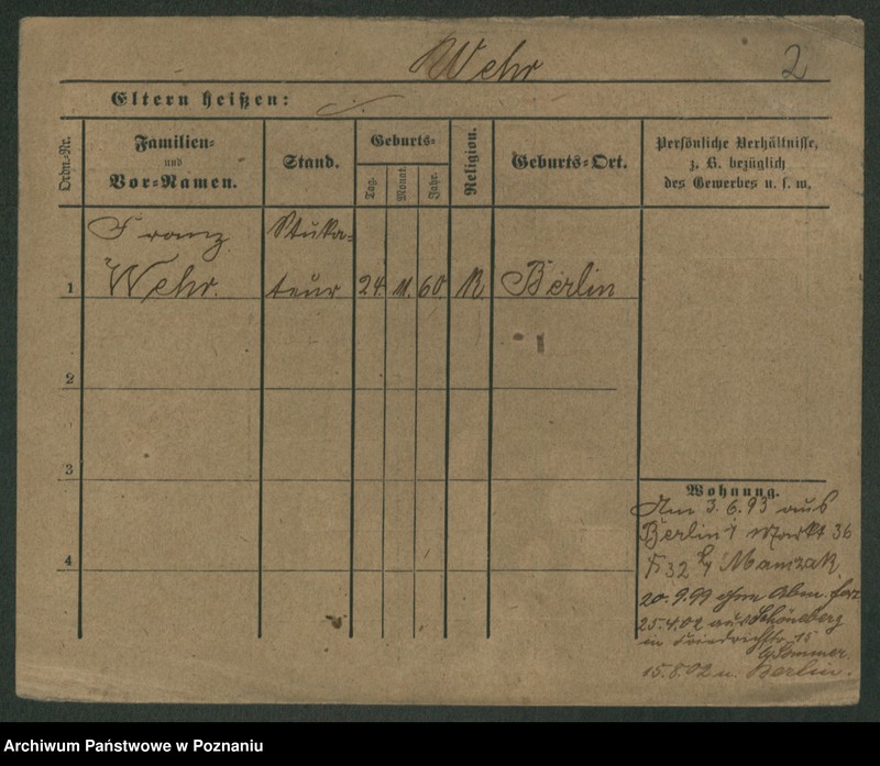 Obraz 8 z jednostki "Wer - Werner (żonaci i wdowy)"