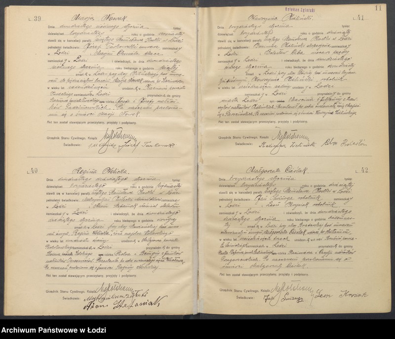 Obraz 13 z jednostki "Akta zgonów"