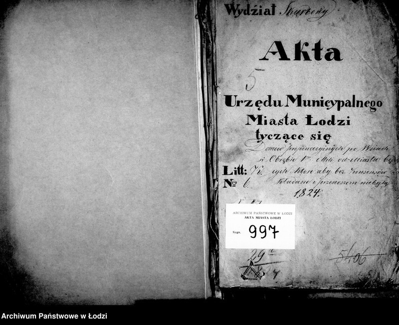 Obraz 5 z jednostki "Akta tyczące się domów propinacyjnych po wsiach w obrębie I-ej mili od miasta będących, które aby bez konsensów zakładane i przenoszone nie były"