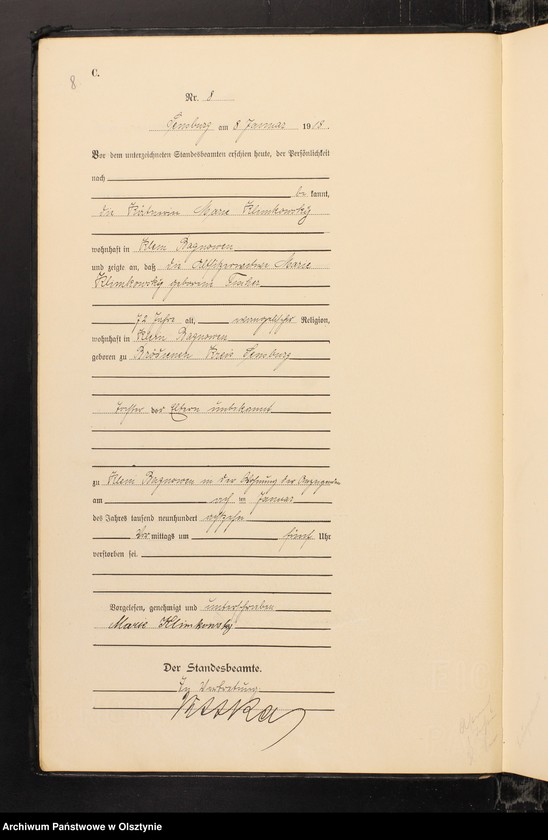 image.from.unit.number "Sterbe-Haupt-Register Nr 1-288"