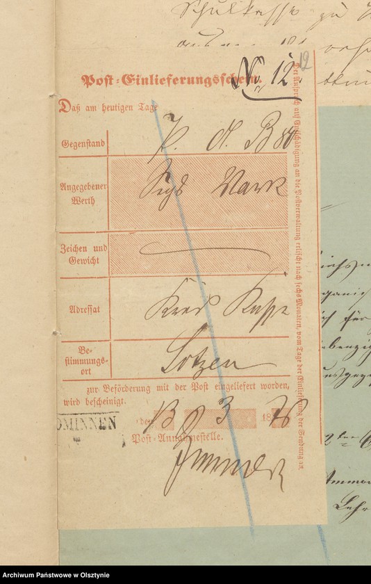 image.from.unit.number "Beläge zu der Rechnung des Kirchspielsschulkasse zu Widminnen"