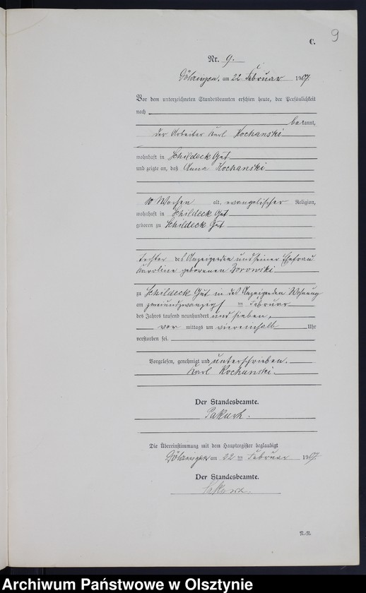 image.from.unit.number "Sterbe-Neben-Register Nr 1 - 26"