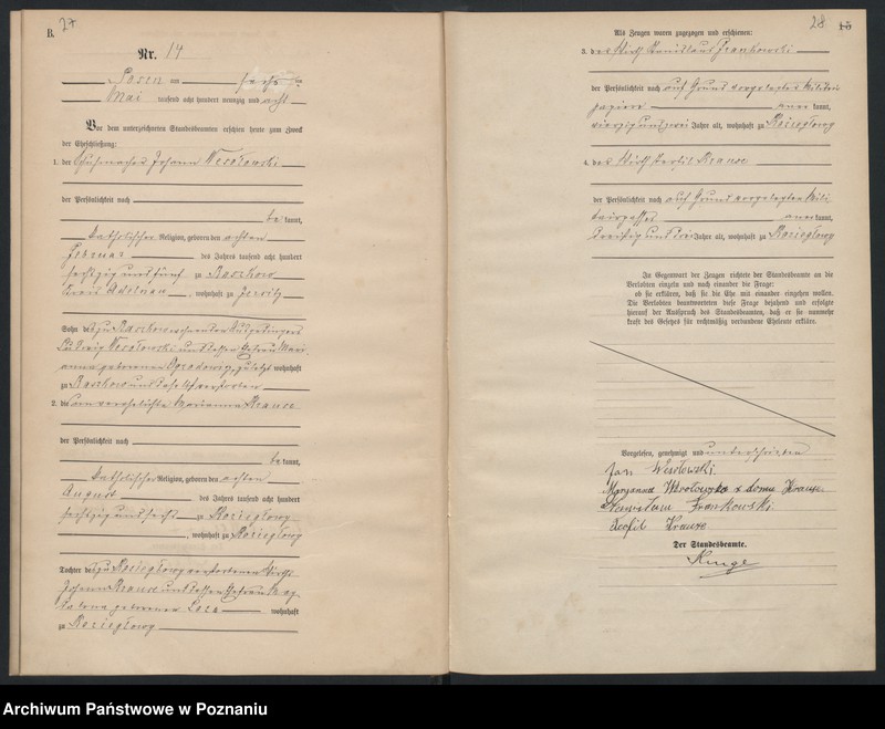 Obraz 16 z jednostki "Księga małżeństw"