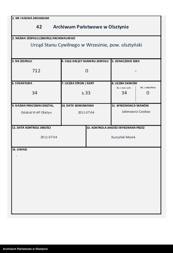 image.from.unit.number "Heiraths-Haupt-Register Nr 1 - 16"