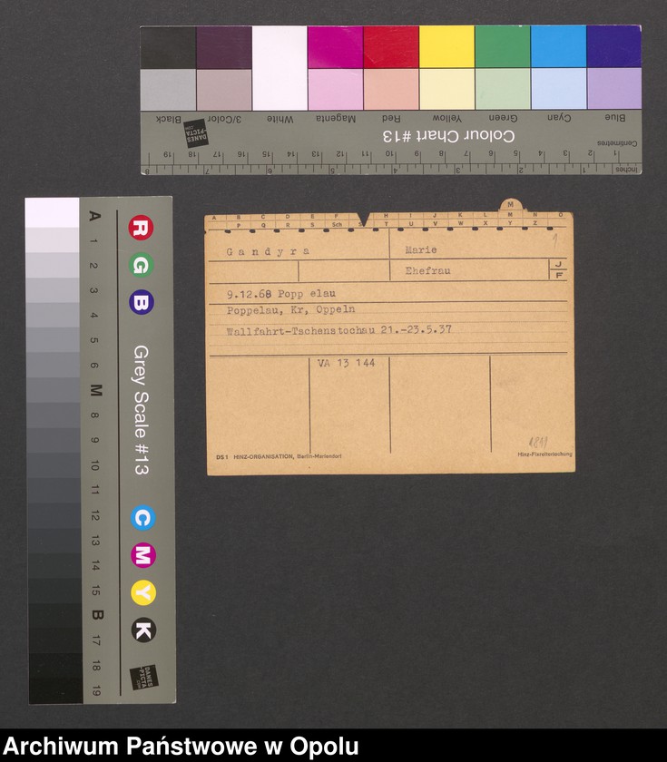 Obraz 3 z jednostki "[Gandyra Marie, ur. 9.12.1868 Poppelau]"