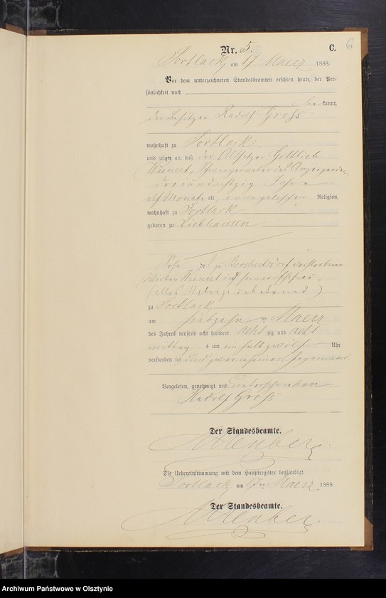 image.from.unit.number "Sterbe-Neben-Register Nr 1 - 19"