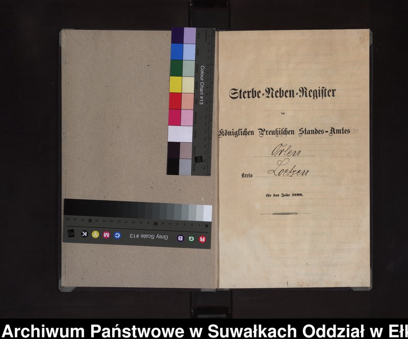 image.from.unit.number "Sterbe-Neben-Register des Königlichen Preussischen Standes-Amtes Orlen Kreis Loetzen"