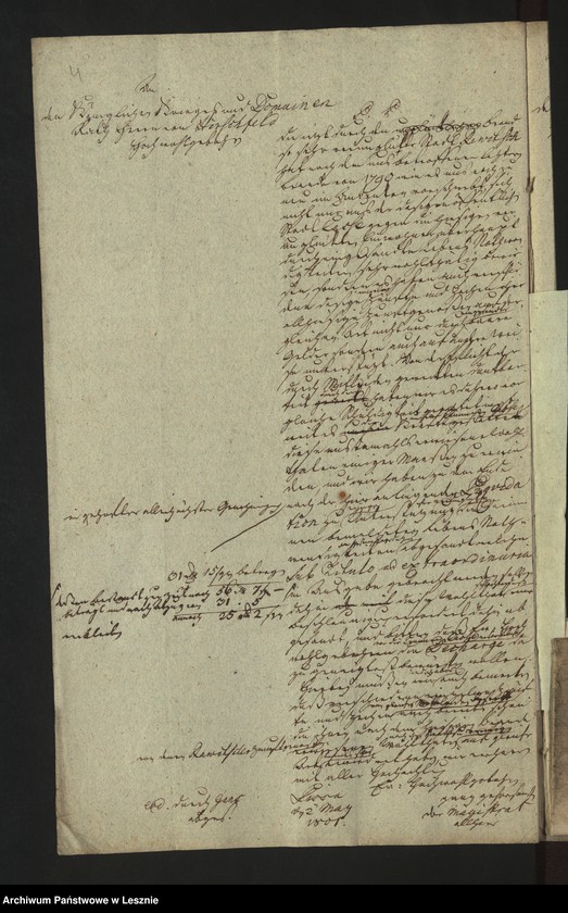 Obraz 6 z jednostki "[Die Unterstützung der Rawitscher Abgebrannten aus der Kämmereikasse]"