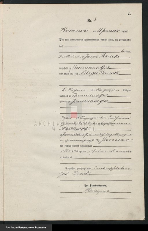 Obraz 6 z jednostki "Sterbe-Haupt-Register"