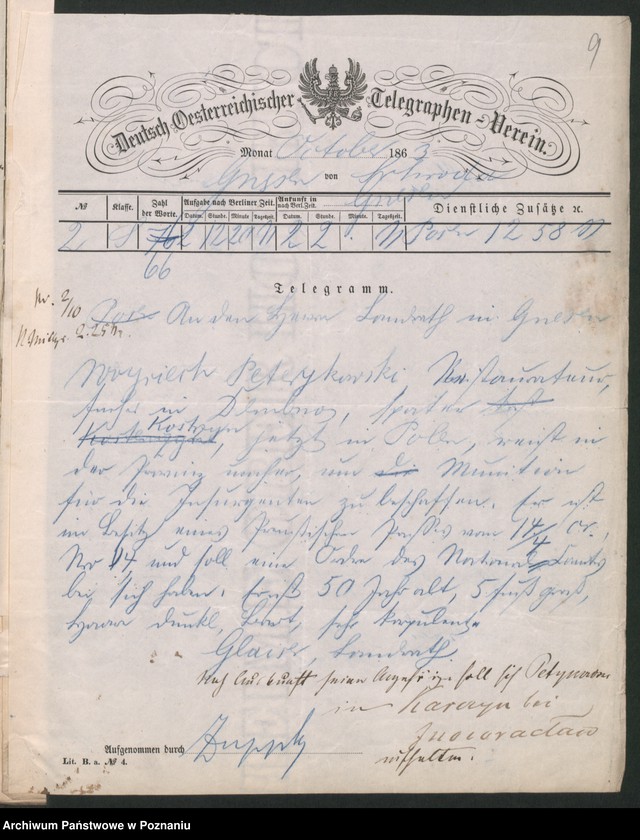 Obraz 14 z jednostki "A. betr. Wojciech Petrykowski, Gastwirt"