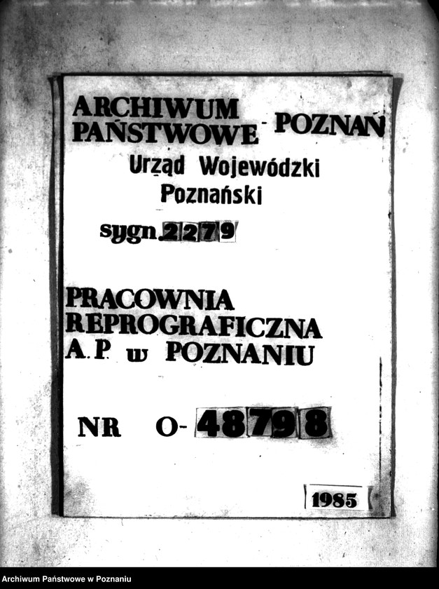 Obraz 1 z jednostki "Regulacja hipoteczna scalonych gruntów we wsi Popów-Szczytniki powiatu"