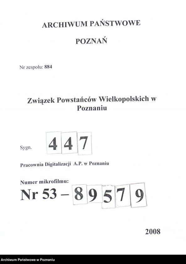 Obraz 1 z jednostki "Oznaka Towarzystwa Powstańców i Wojaków w Ostrowie - 1936 rok."